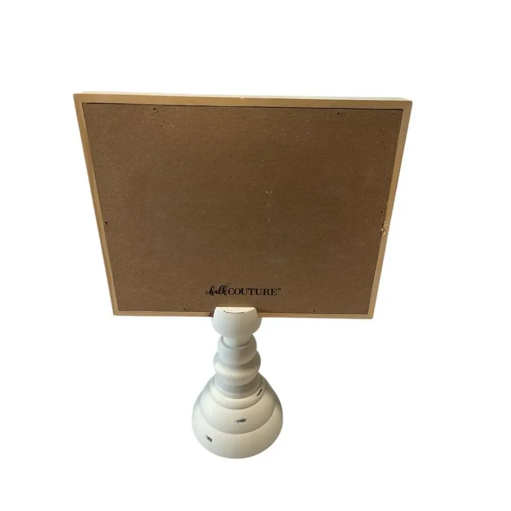 New Chalk Couture 5.5 X 7.5 Framed Boutique Board and Distress Pillar Stand